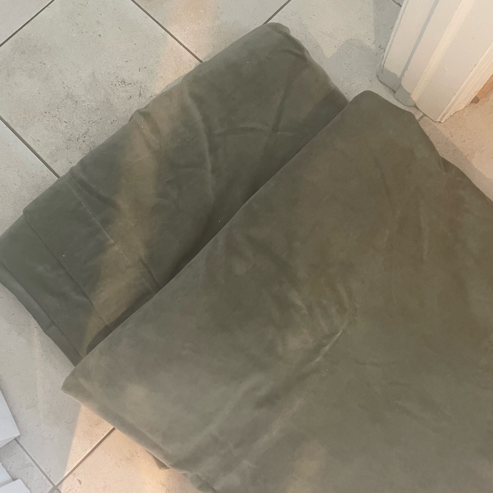 Velvet Twill Curtain x 2
